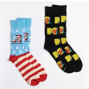 MTV socks crew style American flag socks music video socks